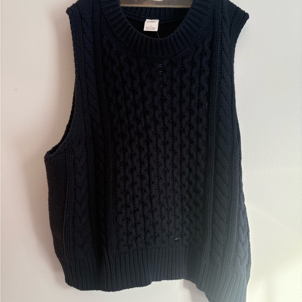 Nordstrom Navy Cable Knit Sweater